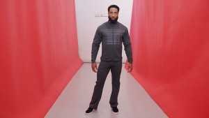 Carbon Billboard jacket. Carbon Fitness pant.
