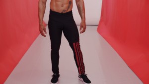 Blacl/red Billboard legging.