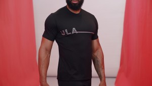 Black/silver ULA s/s tee